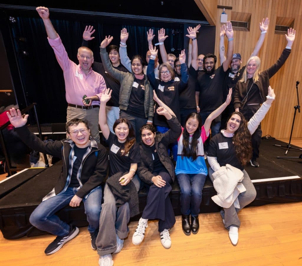 Volunteers at a BeerOps event